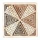 Set of 1 Piece New Wooden Printing Block